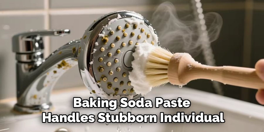 Baking Soda Paste 
Handles Stubborn Individual