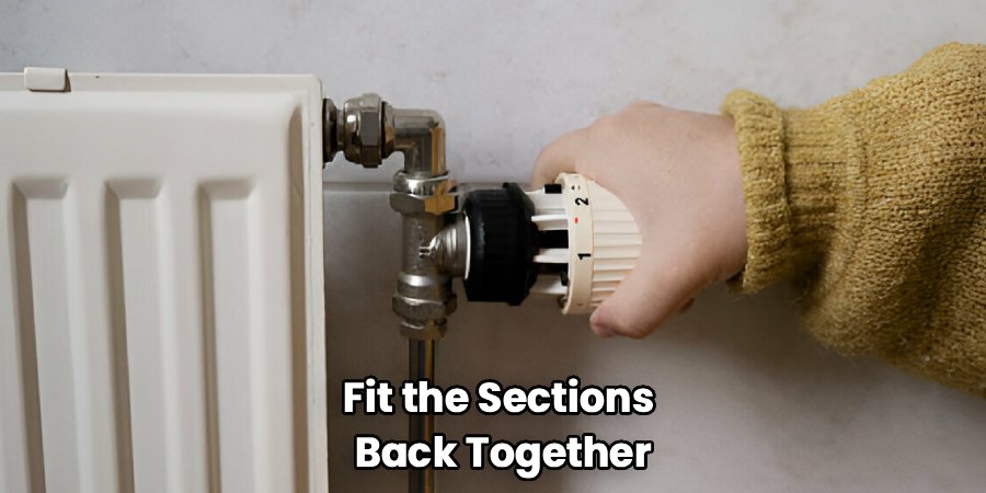 Fit the Sections
Back Together