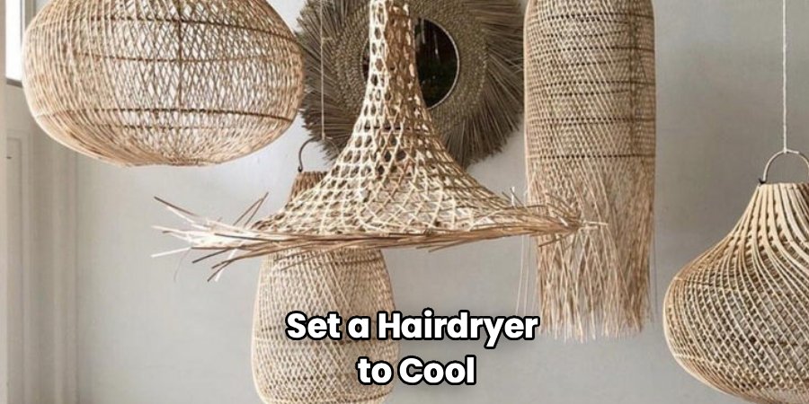 Set a Hairdryer
 to Cool