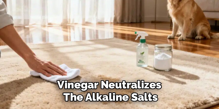 Vinegar Neutralizes 
The Alkaline Salts