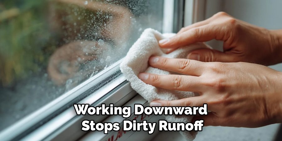 Working Downward 
Stops Dirty Runoff
