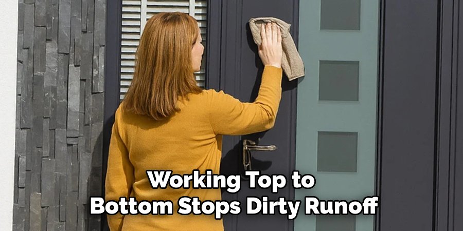 Working Top to 
Bottom Stops Dirty Runoff